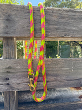 Load image into Gallery viewer, Pink - Yellow - Lime Lead Rope