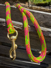 Load image into Gallery viewer, Pink - Yellow - Lime Lead Rope